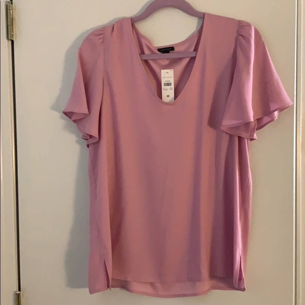 Ann Taylor pink blouse